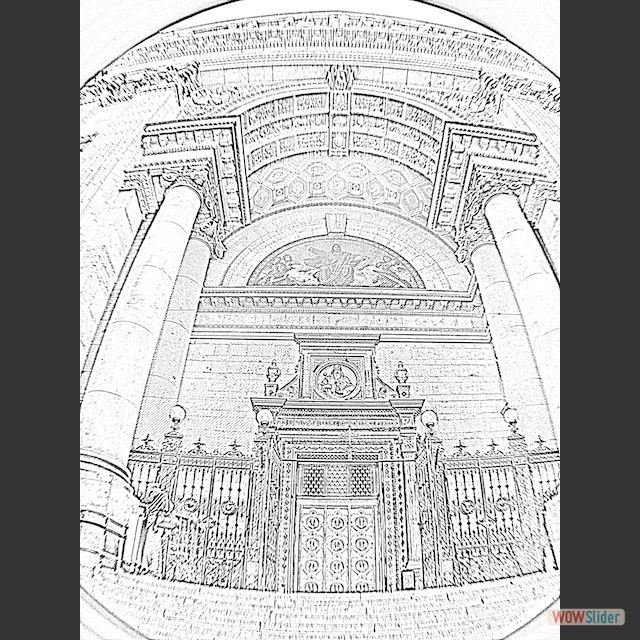 Budapest church sketch