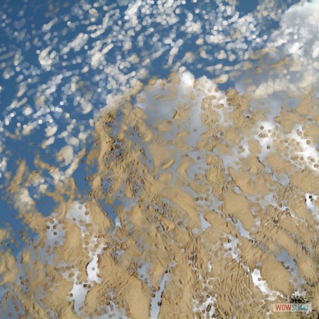 above the earth